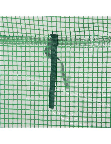 Outsunny 100 x 50 x 150cm Greenhouse Steel Frame PE Cover with Roll-up Door Outdoor for Backyard, Balcony, Garden, Green 845-386