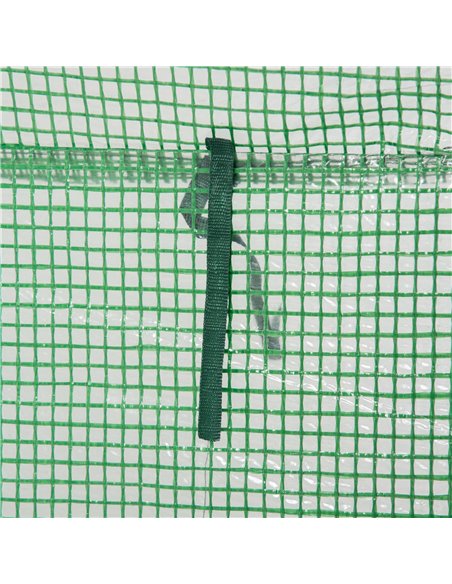 Outsunny 100 x 50 x 150cm Greenhouse Steel Frame PE Cover with Roll-up Door Outdoor for Backyard, Balcony, Garden, Green 845-386 - pic 53278 | FastDaddyshop