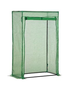 Outsunny 100 x 50 x 150cm Greenhouse, Steel Frame, Green 845-386V03