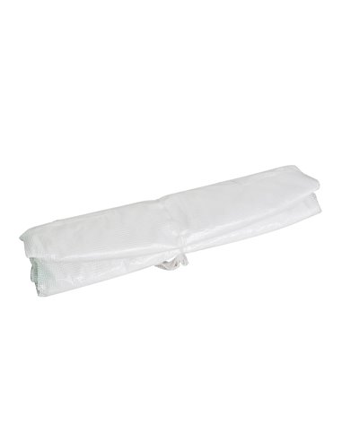 Outsunny 4.5 x 3 x 2m Greenhouse Replacement Cover Reinforced Gardening Plant Cover for Walk-In Growhouse with Zipper Door, Whit