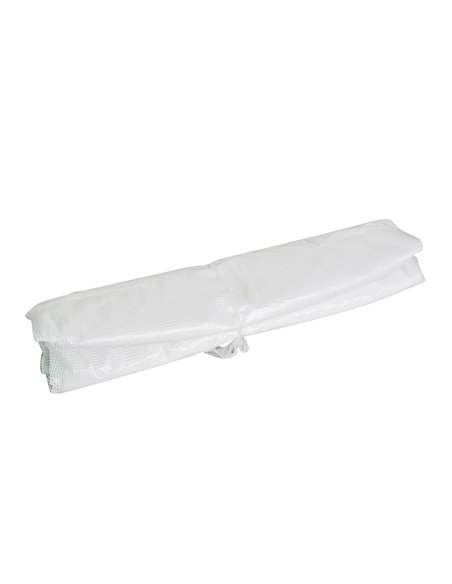 Outsunny 4.5 x 3 x 2m Greenhouse Replacement Cover Reinforced Gardening Plant Cover for Walk-In Growhouse with Zipper Door, Whit - pic 53340 | FastDaddyshop