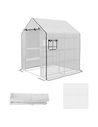 Outsunny 140 x 143 x 190cm Greenhouse Cover Replacement, White 845-945V00WT