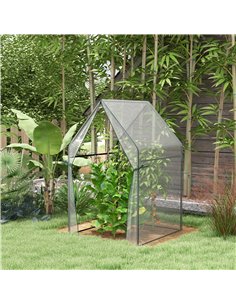 Outsunny 90 x 90 x 145cm Greenhouse, Garden Tomato Growhouse, Clear 845-955V00CR 2
