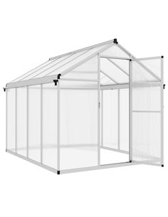 Outsunny 6 x 8ft Polycarbonate Greenhouse, Transparent 845-243V04SR