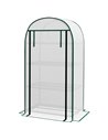 Outsunny 80 x 49 x 160cm Mini Greenhouse for Outdoor, White 845-607V01WT