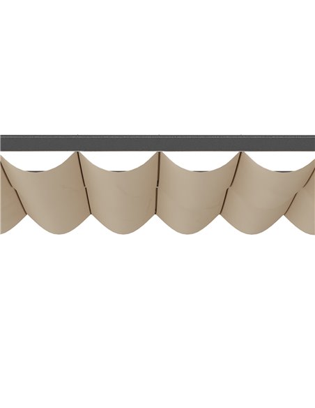Outsunny 2.8m x 3m Retractable Metal Frame Outdoor Garden Pergola Beige 84C-138 - pic 53647 | FastDaddyshop