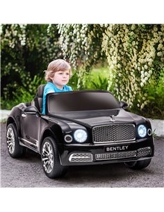 Homcom 3+ Kids Electric Ride On Car 12V with Parent Remote, Lights, MP3, Black 2