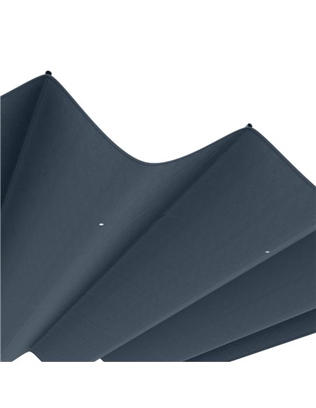 Outsunny Pergola Roof, Retractable Sun Shade Cover for 3 x 2.15m Pergola, UV30+ Protected, Dark Grey 84C-466V00CG - pic 53711 | FastDaddyshop