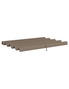 Outsunny Pergola Roof, Retractable Sun Shade Cover for 3 x 2.15m Pergola, Coffee 84C-466V00CF