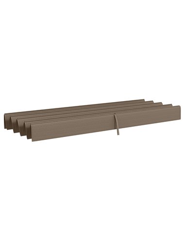 Outsunny Pergola Roof, Retractable Sun Shade Cover for 3 x 2.15m Pergola, UV30+ Protected, Coffee 84C-466V00CF