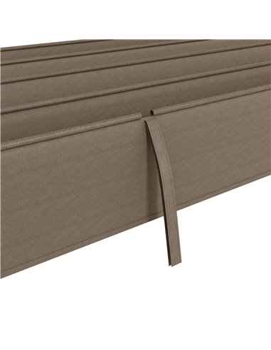 Outsunny Pergola Roof, Retractable Sun Shade Cover for 3 x 2.15m Pergola, UV30+ Protected, Coffee 84C-466V00CF