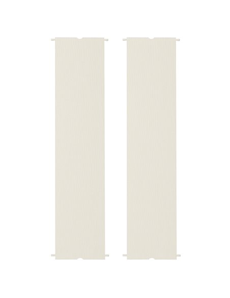 Outsunny 2 Pcs UV Protection Pergola Replacement Canopy, Cream White 84C-492V00CW - pic 53748 | FastDaddyshop