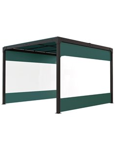 Outsunny Set of Two 3 x 2m Replacement Pergola Panels, Green 84C-491V00GN