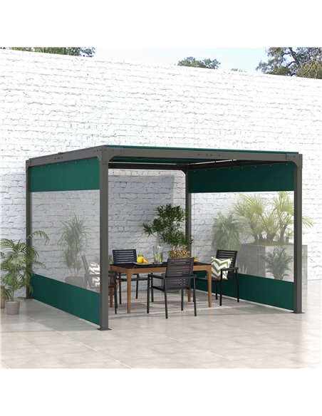 Outsunny Set of Two 3 x 2m Replacement Pergola Panels, Green 84C-491V00GN - pic 53758 | FastDaddyshop