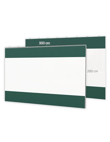 Outsunny Set of Two 3 x 2m Replacement Pergola Panels - Green 84C-491V00GN