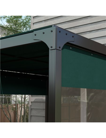 Outsunny Set of Two 3 x 2m Replacement Pergola Panels - Green 84C-491V00GN - pic 53763 | FastDaddyshop
