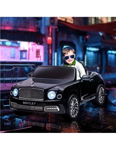 HOMCOM Kids Electric Ride On Car with Parent Remote, 12V Battery Powered Toy Car with Music Horn Lights MP3 Suspension Wheels fo