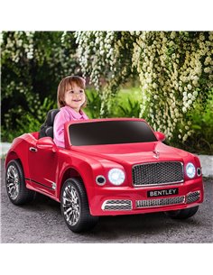 Homcom 3+ Kids Electric Ride On Car 12V with Parent Remote, Lights, MP3, Red 2