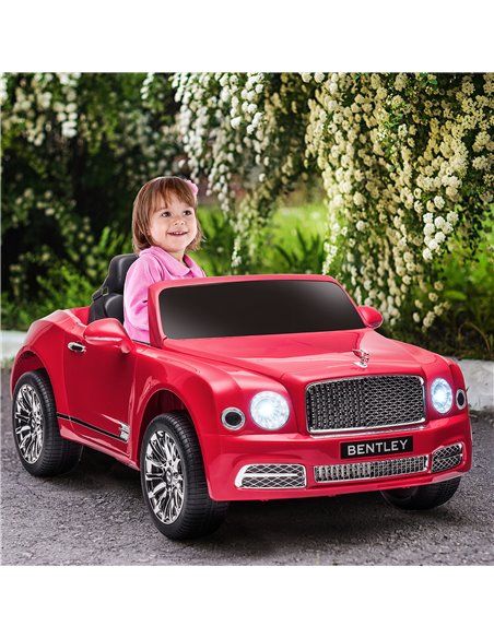 HOMCOM Kids Electric Ride On Car with Parent Remote, 12V Battery Powered Toy Car with Music Horn Lights MP3 Suspension Wheels fo - pic 5378 | FastDaddyshop