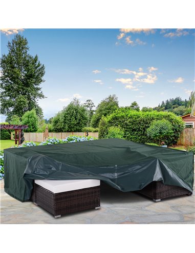 Outsunny Patio Furniture Set Cover Large, 600D Oxford Square Waterproof, 230L x 230W x 70H cm 84B-351