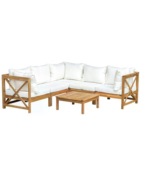 Outsunny 6pcs Patio Furniture Set Garden Sofa Set, Cream White 84B-593V70WT - pic 53802 | FastDaddyshop