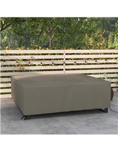 Outsunny Patio Furniture Set Cover Large Square, 600D Oxford, Grey 84B-351V00GY 2