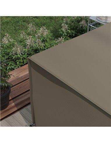 Outsunny Patio Furniture Set Cover Large Square, 600D Oxford Waterproof Protection, 230 x 230 x 70cm, Grey 84B-351V00GY