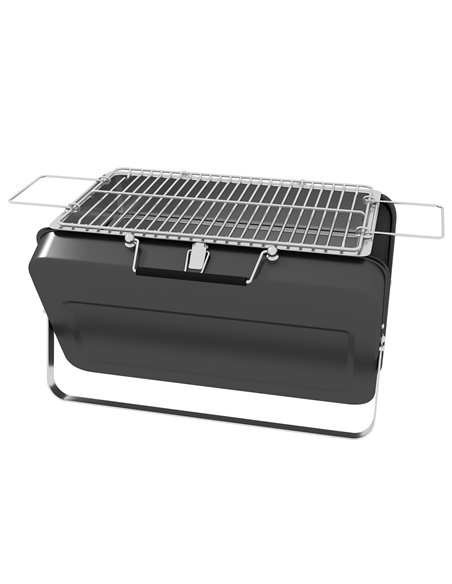 Outsunny Foldable Suitcase Design Mini Charcoal Barbecue Grill BBQ, Black 846-145V00BK - pic 53973 | FastDaddyshop