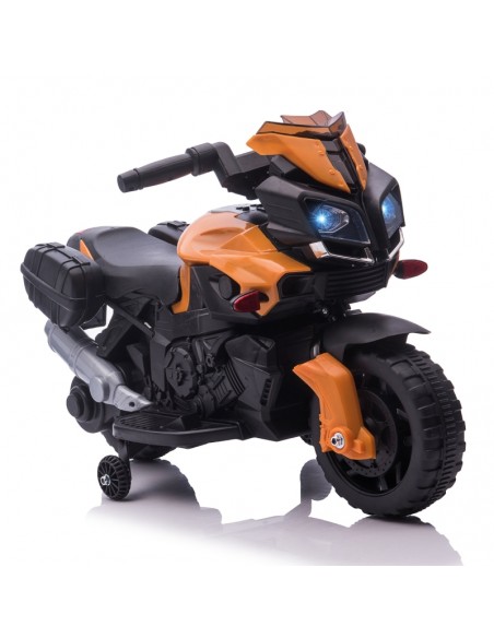Homcom 18m+ Kids Electric Motorcycle 6V, Orange - pic 5450 | FastDaddyshop