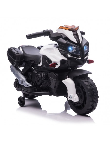 Homcom 18m+ Kids Electric Motorcycle 6V, White - pic 5451 | FastDaddyshop