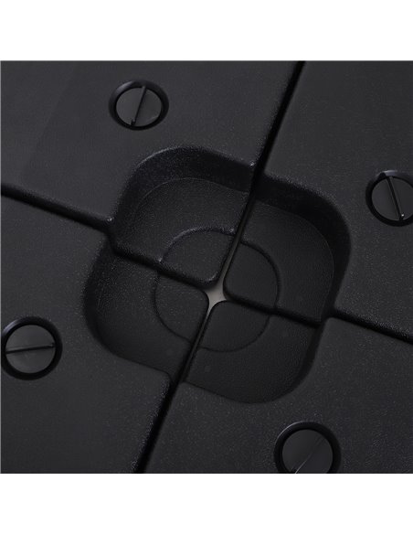 Outsunny 4 Pieces Portable Sand or Water Fillable Parasol Base Cross Stand Weights Square Holder Cantilever Garden (Pole&Cross S - pic 54556 | FastDaddyshop