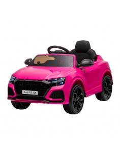 Homcom 3+ Kids Electric Car 6V Audi RS Q8 with Parental Remote Control, Music, Lights, USB, MP3, Bluetooth, Pink