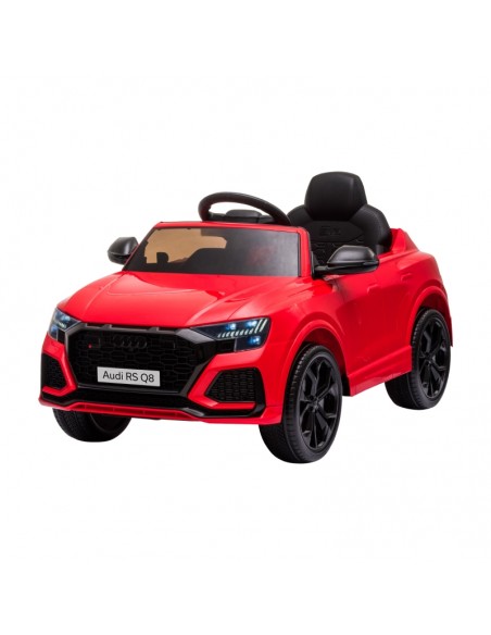 Homcom 3+ Kids Electric Car 6V Audi RS Q8 with Parental Remote Control, Music, Lights, USB, MP3, Bluetooth, Red - pic 5460 | FastDaddyshop