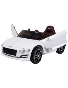 Homcom 3+ Kids Electric Ride-on Car 6V with LED Lights, White