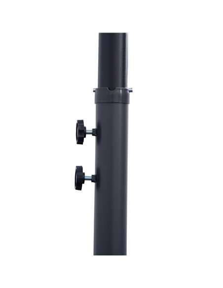 Outsunny 3(m) Cantilever Shanghai Parasol Garden Hanging Banana Sun Umbrella with Crank Handle, 18 Sturdy Ribs and Cross Base, T - pic 54681 | FastDaddyshop