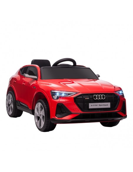 Homcom 3+ Audi E-tron Licensed Kids Electric Car 12V with Parental Remote, Lights, Suspension Wheels, Red - pic 5470 | FastDaddyshop