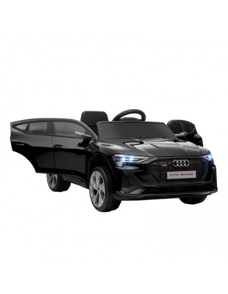 Homcom 3+ Kids Electric Ride-On Car, 12V, Remote Control, Lights, Music, Horn, Black - pic 5471 | FastDaddyshop
