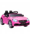 Aiyaplay 3+ Mercedes Benz SLC 300 Licensed Kids Electric Car 12V with Parental Remote, Two Motors, Pink