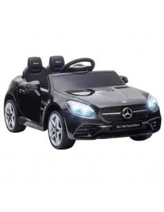 Aiyaplay 3+ Mercedes Benz SLC 300 Licensed Kids Electric Car 12V with Parental Remote, Two Motors, Black