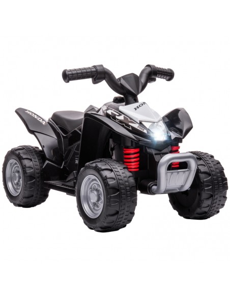 Aiyaplay 18m+ Honda Licensed Kids Quad Bike ATV, 6V with LED Light, Horn, Black - pic 5476 | FastDaddyshop