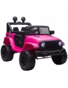Homcom 3+ Kids Electric Car 12V Truck Off-road with 2 Motors, Parental Remote Control, Pink