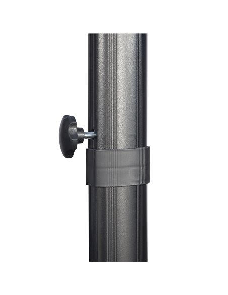 Outsunny 2.7 x 2.7 m Cantilever Parasol, Square Overhanging Umbrella with Cross Base, Crank Handle, Tilt, 360° Rotation, Alumini - pic 54799 | FastDaddyshop