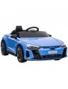 Homcom 3+ Audi Licensed Kids Electric Car 12V with Parental Remote Control, Lights, Music, Blue