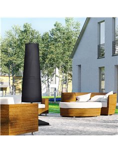 Outsunny Garden Waterproof Parasol Cantilever Cover, Black 84C-098V00BK 2