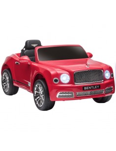 Homcom 3+ Kids Electric Ride On Car 12V with Parent Remote, Lights, MP3, Red