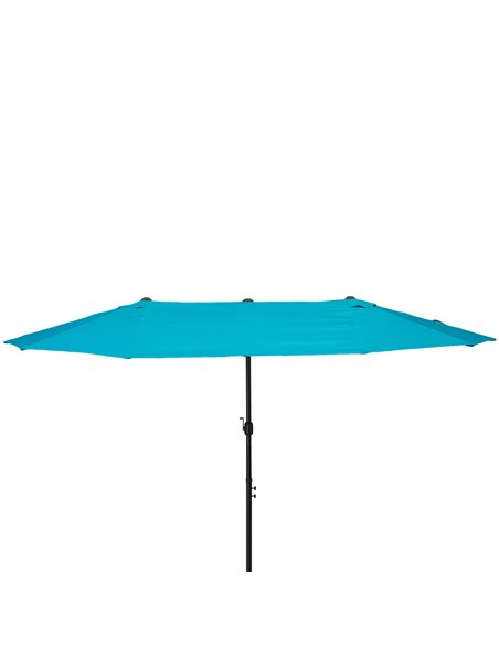 Outsunny 4.6m Double-Sided Patio Parasol Sun Umbrella-Blue 84D-031V01NU - pic 54927 | FastDaddyshop