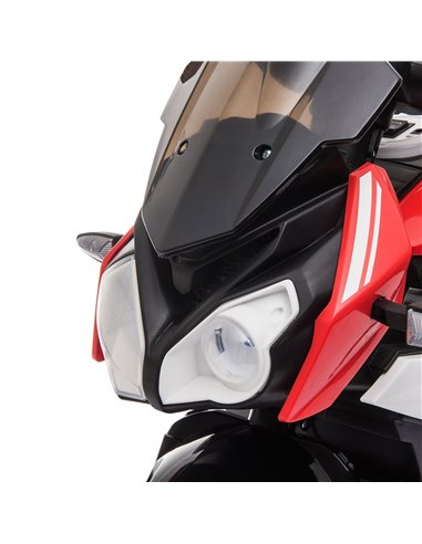 HOMCOM Kids 6V Battery Steel Enforced Motorcycle Ride On Trike Red