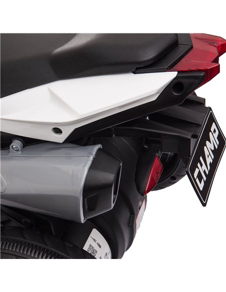 HOMCOM Kids 6V Battery Steel Enforced Motorcycle Ride On Trike Red - pic 5529 | FastDaddyshop