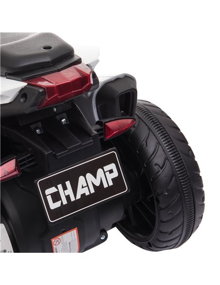 HOMCOM Kids 6V Battery Steel Enforced Motorcycle Ride On Trike Red - pic 5531 | FastDaddyshop