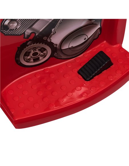HOMCOM 6V Battery PP Kids Motorcycle Ride On Trike w/ Lights Music Horn 18 - 36 Months Red - pic 5537 | FastDaddyshop